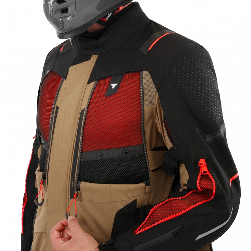 Shima Hero 3.0 motorcykeljakke brun