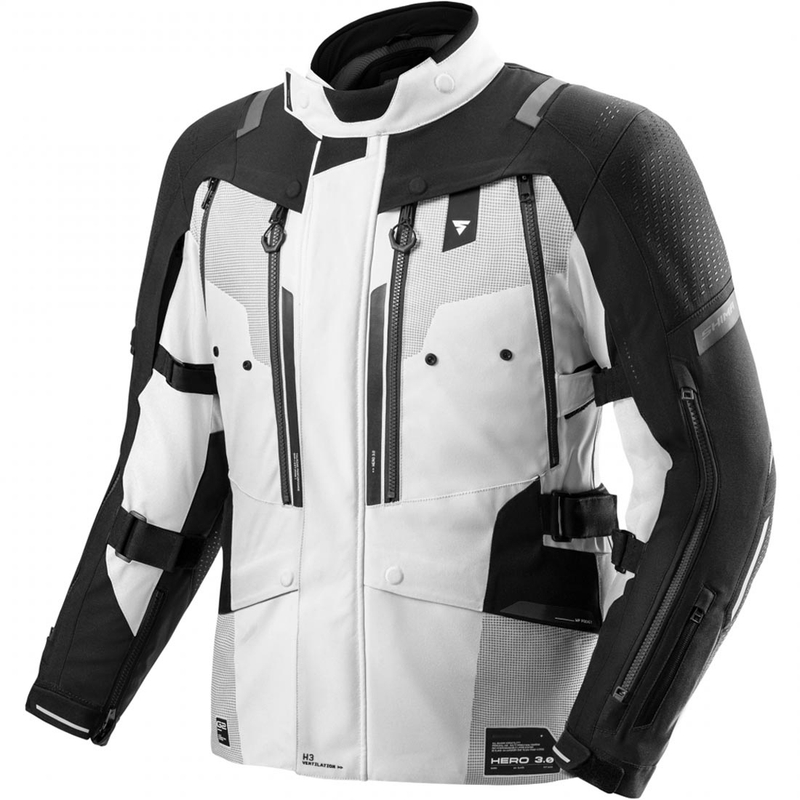 Shima Hero 3.0 motorcykeljakke grå-sort