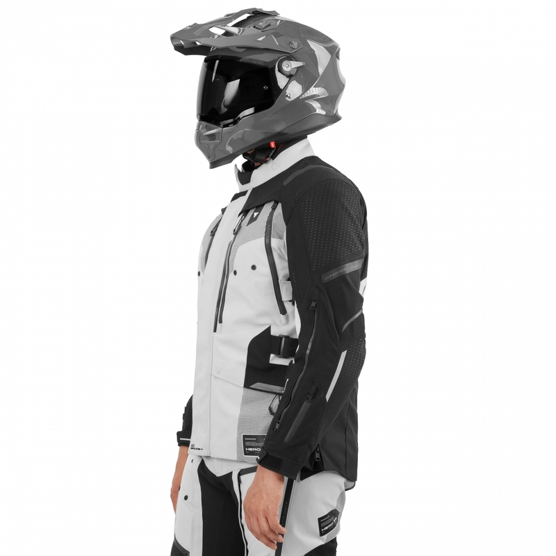 Shima Hero 3.0 motorcykeljakke grå-sort