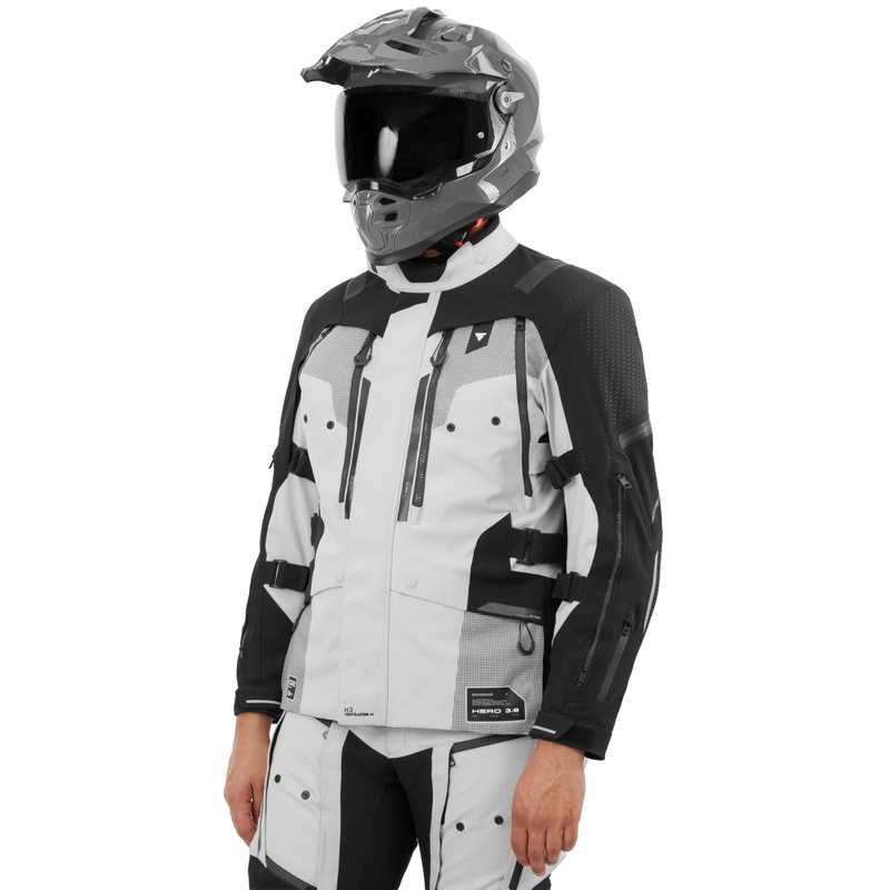 Shima Hero 3.0 motorcykeljakke grå-sort