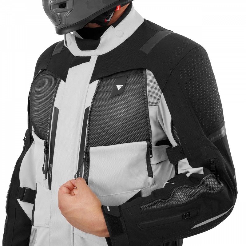 Shima Hero 3.0 motorcykeljakke grå-sort