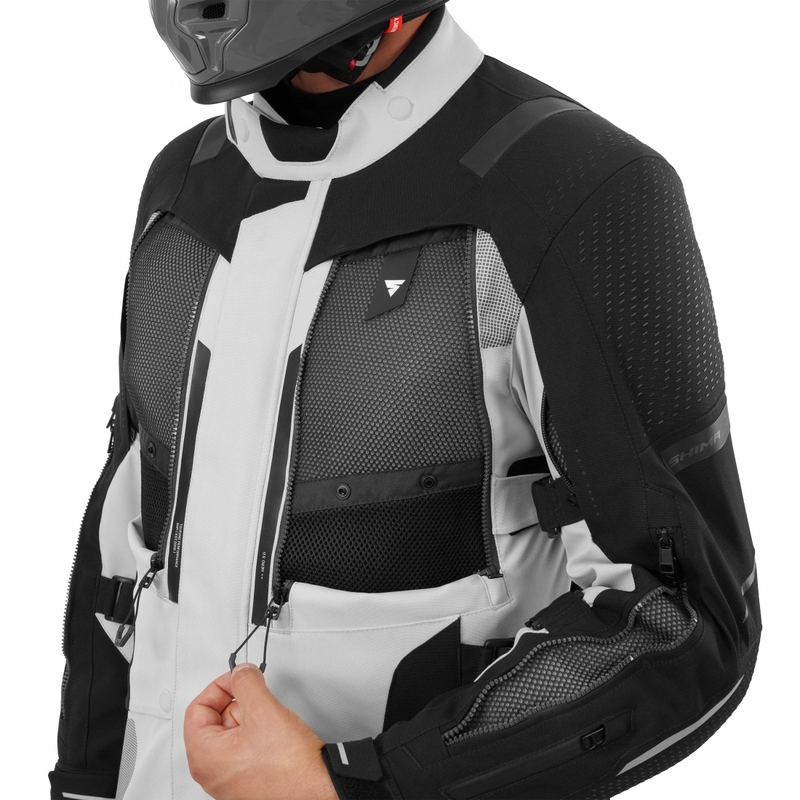 Shima Hero 3.0 motorcykeljakke grå-sort