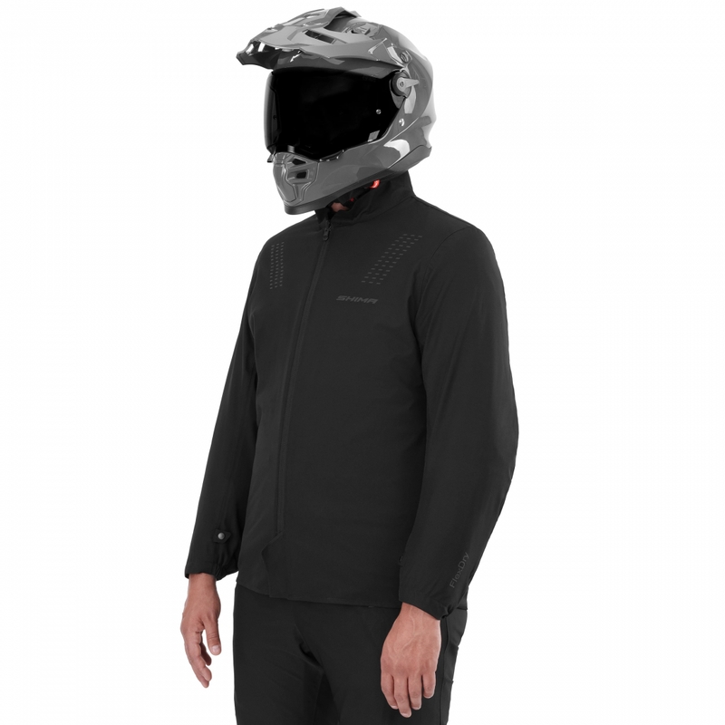 Shima Hero 3.0 motorcykeljakke grå-rød