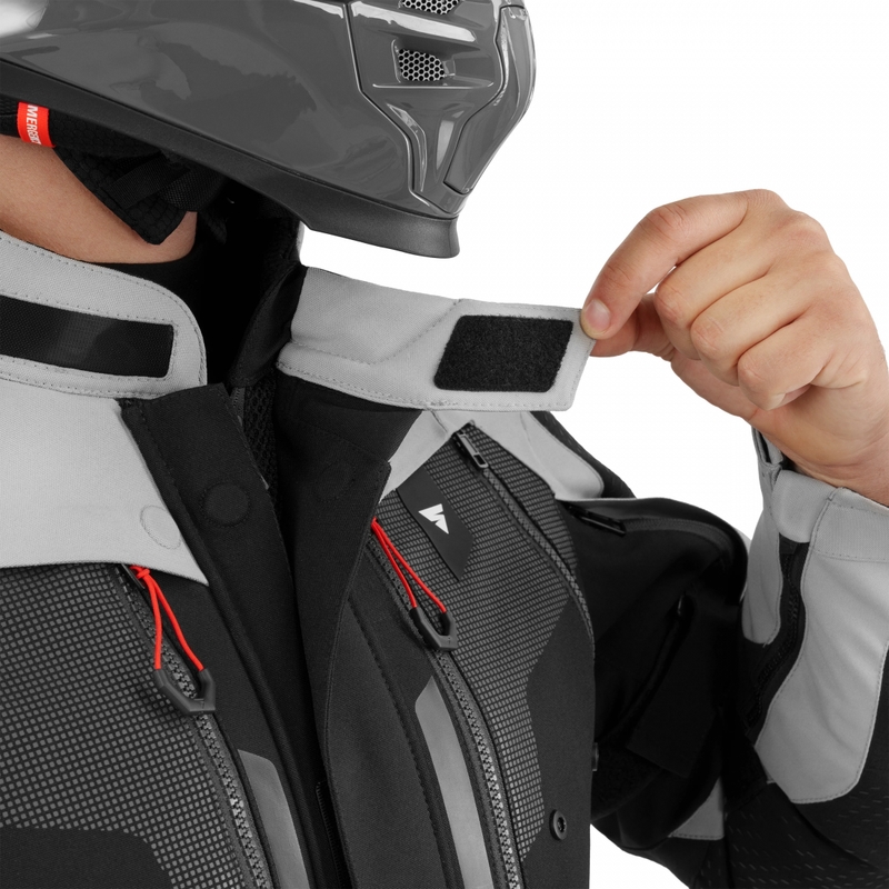 Shima Hero 3.0 motorcykeljakke grå-rød