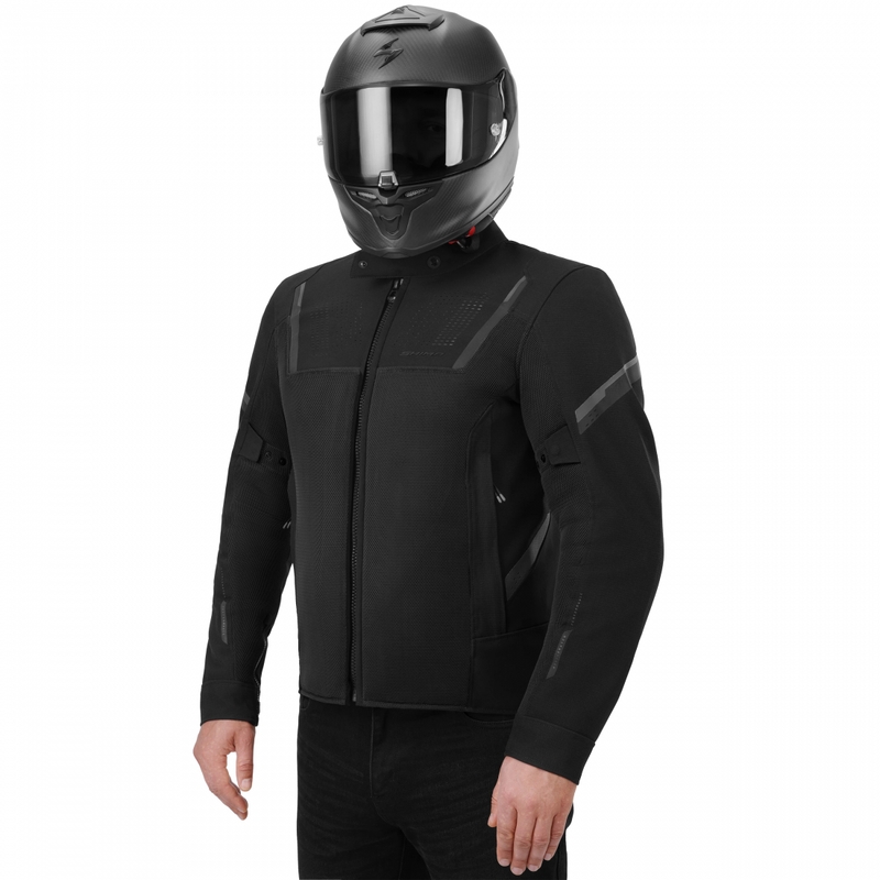 Shima Rush 3.0 Air motorcykeljakke, sort