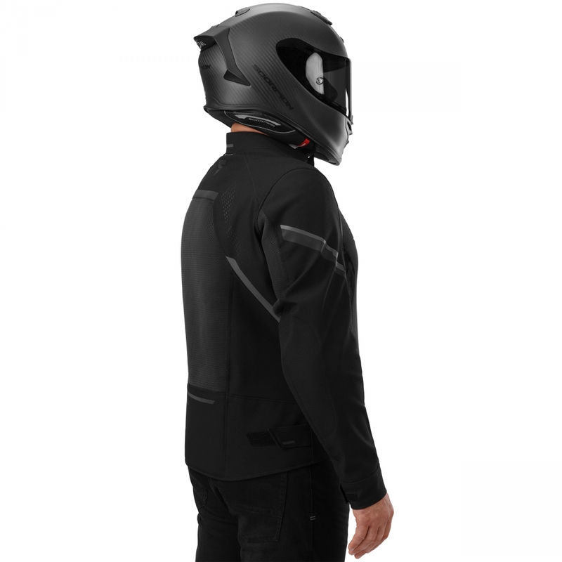 Shima Rush 3.0 Air motorcykeljakke, sort