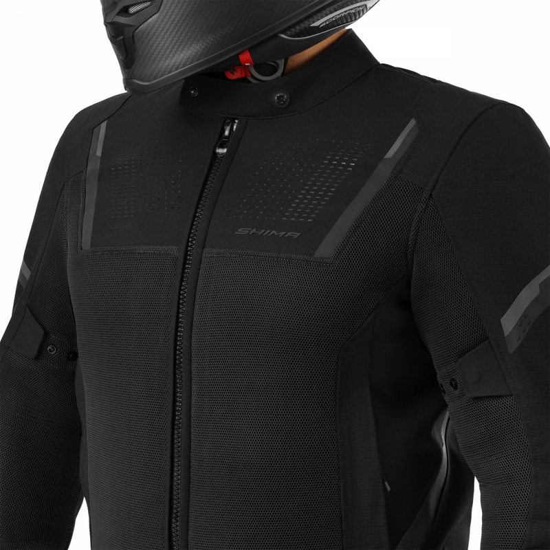Shima Rush 3.0 Air motorcykeljakke, sort