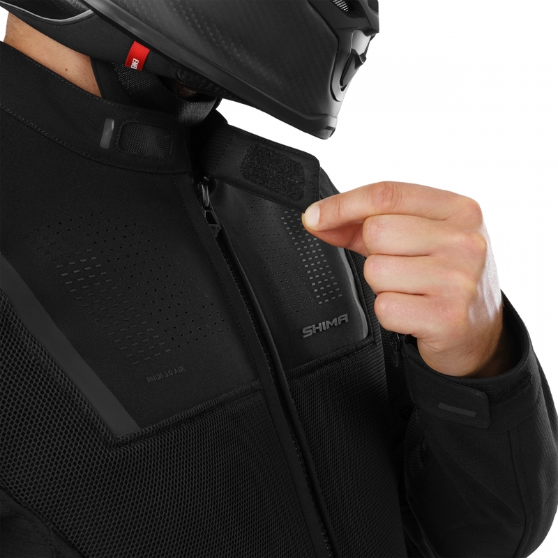 Shima Rush 3.0 Air motorcykeljakke, sort