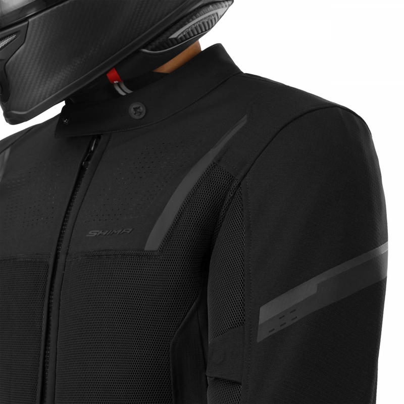 Shima Rush 3.0 Air motorcykeljakke, sort