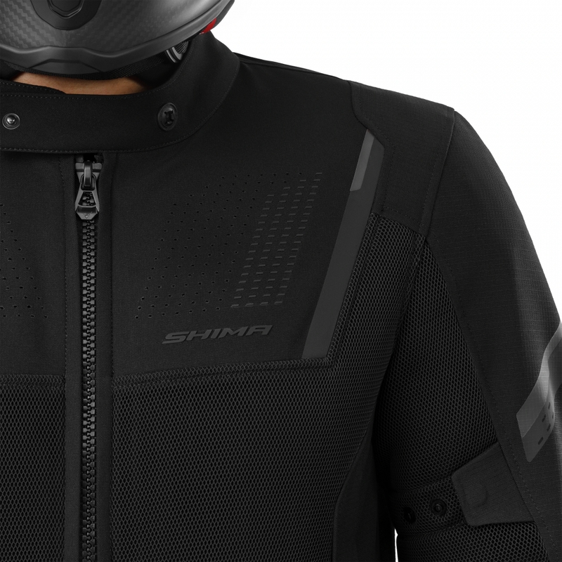 Shima Rush 3.0 Air motorcykeljakke, sort