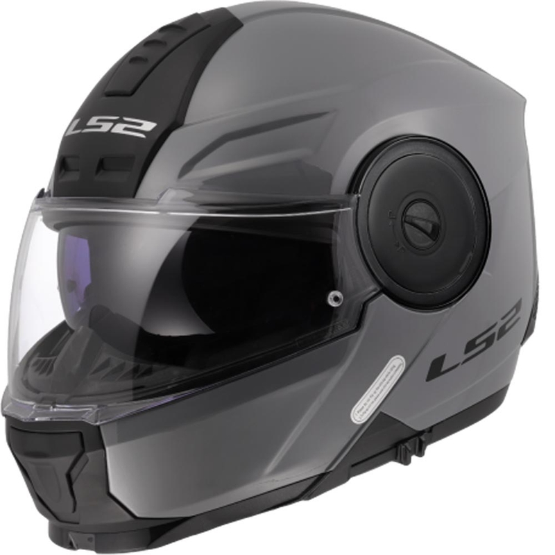 Flip-up motorcykelhjelm LS2 FF902 Scope II Nardo grå