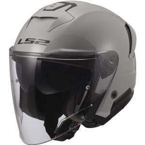 Åben motorcykelhjelm LS2 OF618 Verso II Solid nardo grå