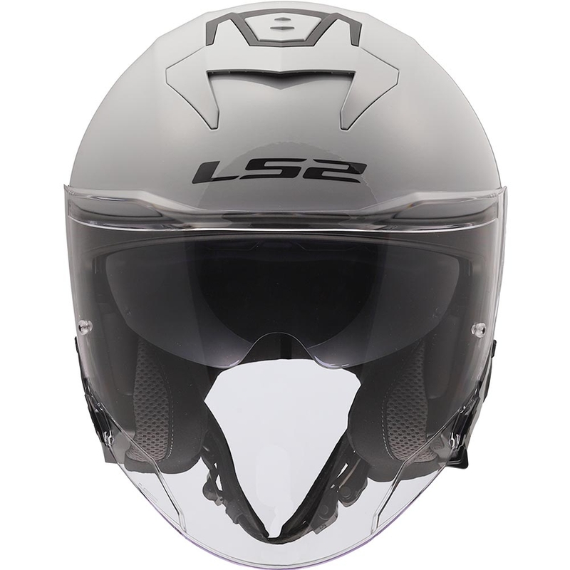 Åben motorcykelhjelm LS2 OF618 Verso II Solid nardo grå