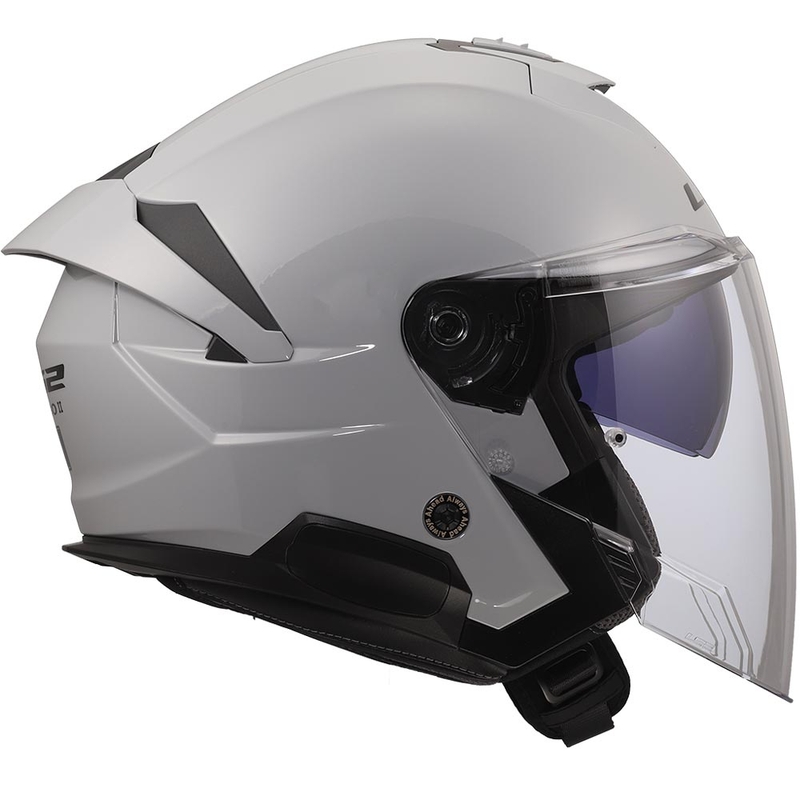 Åben motorcykelhjelm LS2 OF618 Verso II Solid nardo grå