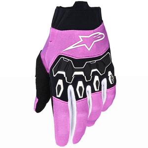 Motocrosshandsker Alpinestars Stella Full Bore V2 Dame, Lilla-Hvid-Sort