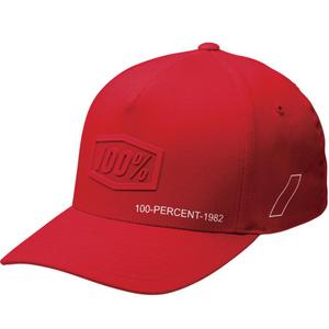 Børnekasket 100% Shadow Snapback rød