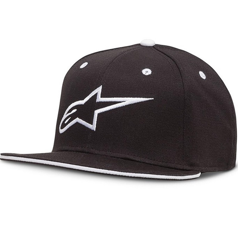 Alpinestars Ageless Flatbill Cap Sort og hvid
