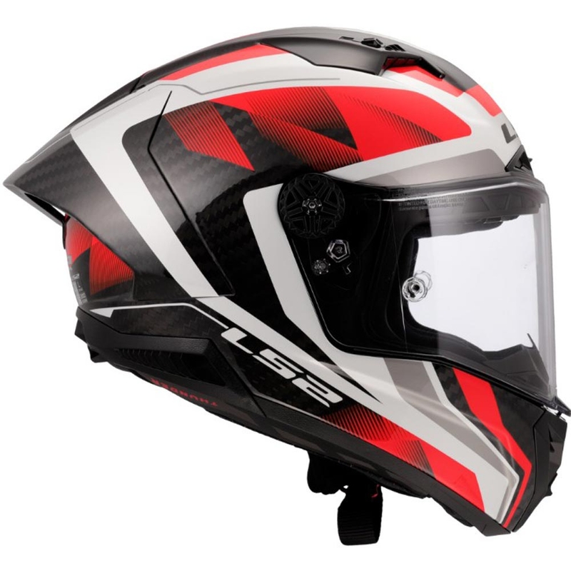 Integralhjelm LS2 FF805 Thunder C GP Aero Raute hvid-rød