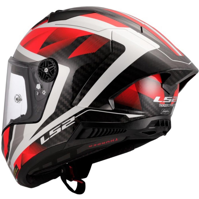 Integralhjelm LS2 FF805 Thunder C GP Aero Raute hvid-rød