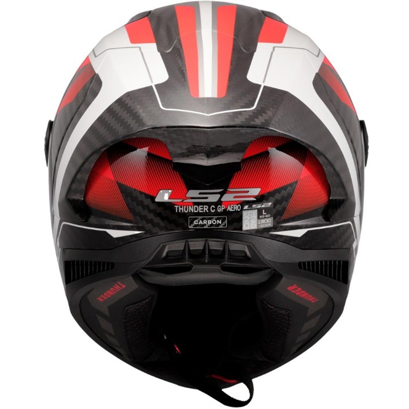 Integralhjelm LS2 FF805 Thunder C GP Aero Raute hvid-rød