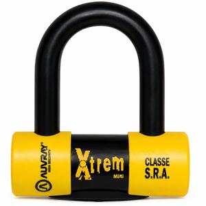 AUVRAY Xtrem Mini bremseskivelås sort-gul