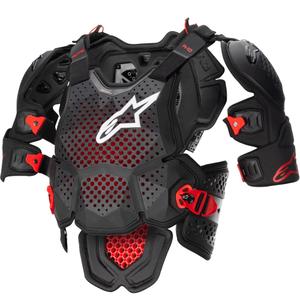Alpinestars A-10 2 kropsbeskytter sort-antracit-rød