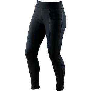 Street Racer Vixed cropped dame motorcykelleggings sort