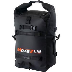 Vandtæt motorcykeltaske MotoZem DryBag sort 27,5 l