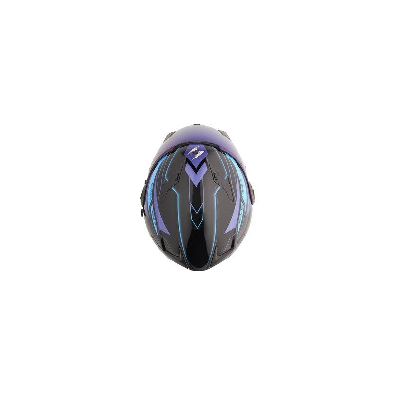 Integrální přilba Scorpion EXO-490 Nova černo-modrá výprodej