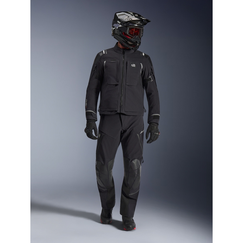 Alpinestars Andes PRO Drystar XF motorcykeljakke sort-mørkegrå