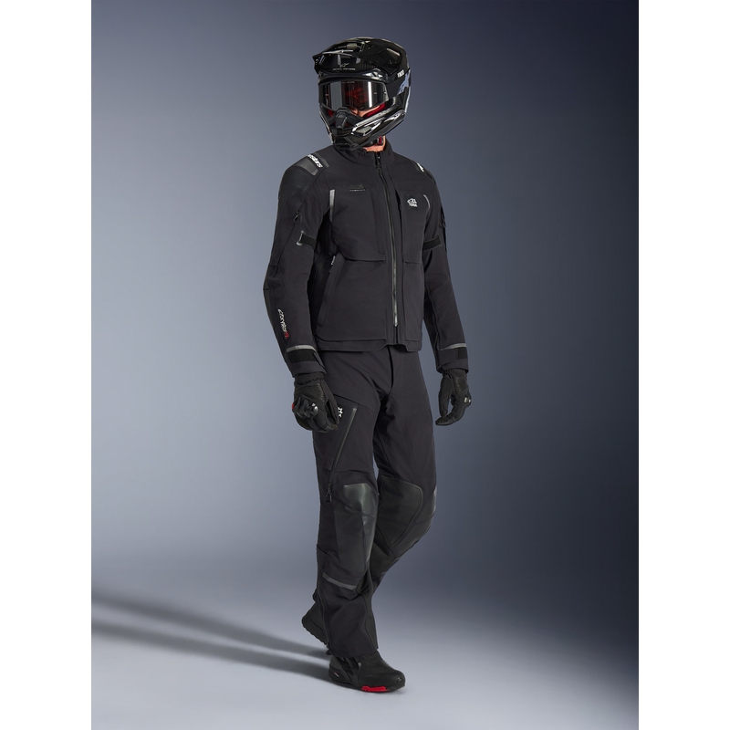 Alpinestars Andes PRO Drystar XF motorcykeljakke sort-mørkegrå