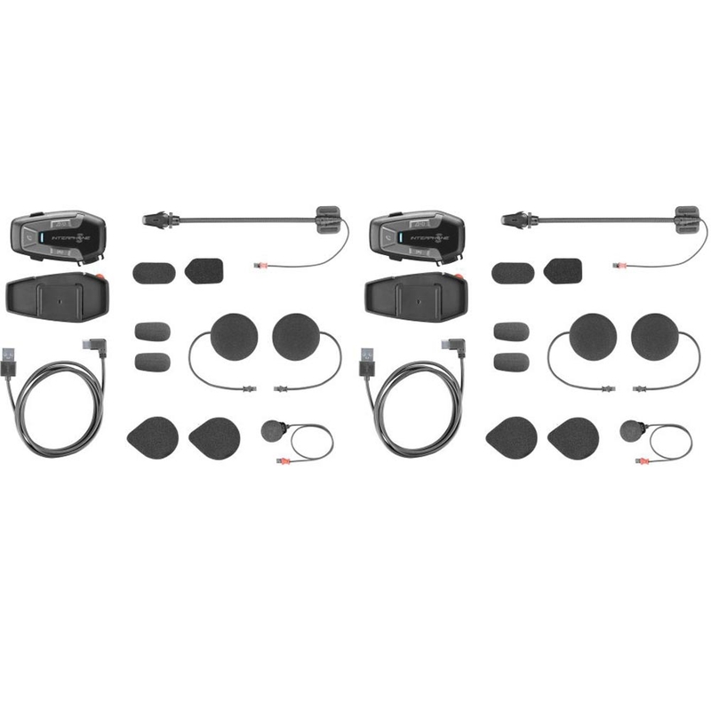 Bluetooth-headset Interphone U-COM6R - Dobbeltpakke
