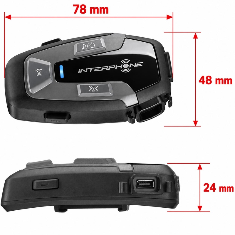 Bluetooth-headset Interphone U-COM6R - Dobbeltpakke