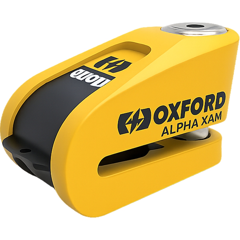 Oxford Alpha Alarm XA14 skivebremselås gul-sort