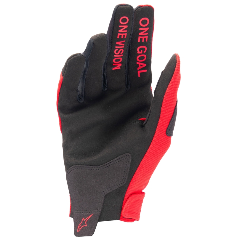 Alpinestars Radar rød-sølv motocrosshandsker