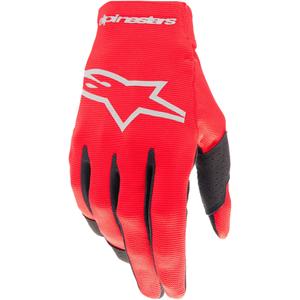 Alpinestars Radar rød-sølv motocrosshandsker