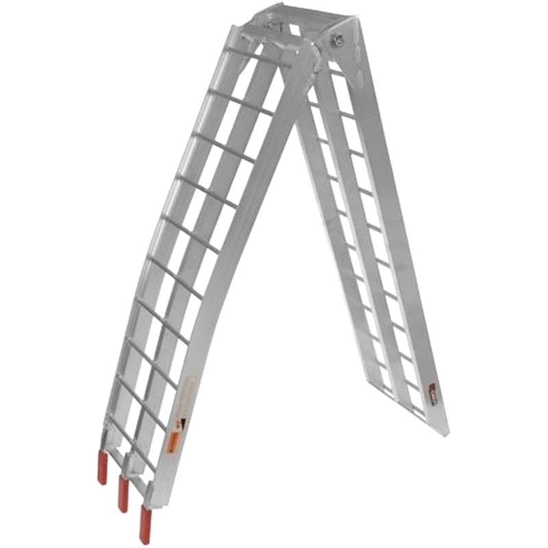 Bred, sammenklappelig rampe MX Q-TECH aluminium