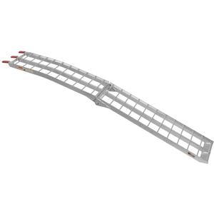 Bred, sammenklappelig rampe MX Q-TECH aluminium