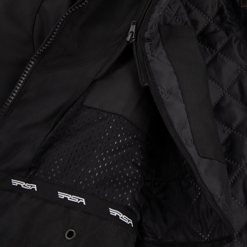 RSA Wasp dame motorcykeljakke hvid-sort-pink