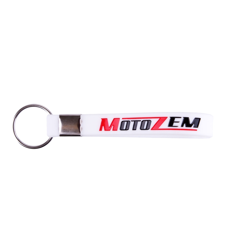 MotoZem nøglering hvid