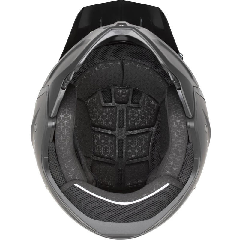 Modulær motorcykelhjelm Cassida Cross Country Dual fluo gul-sort