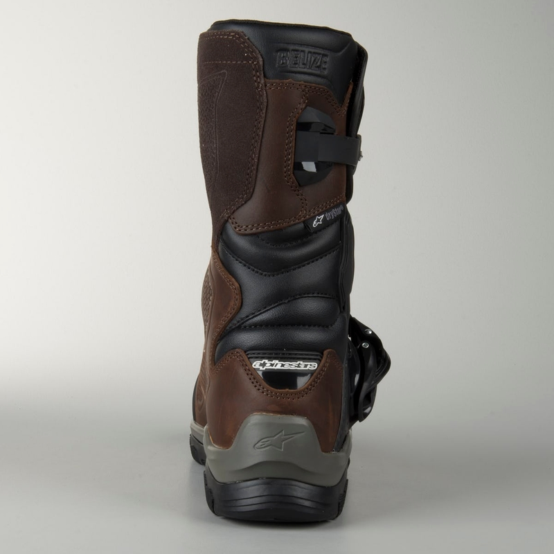 Alpinestars Belize Oiled Drystar brune motorcykelstøvler