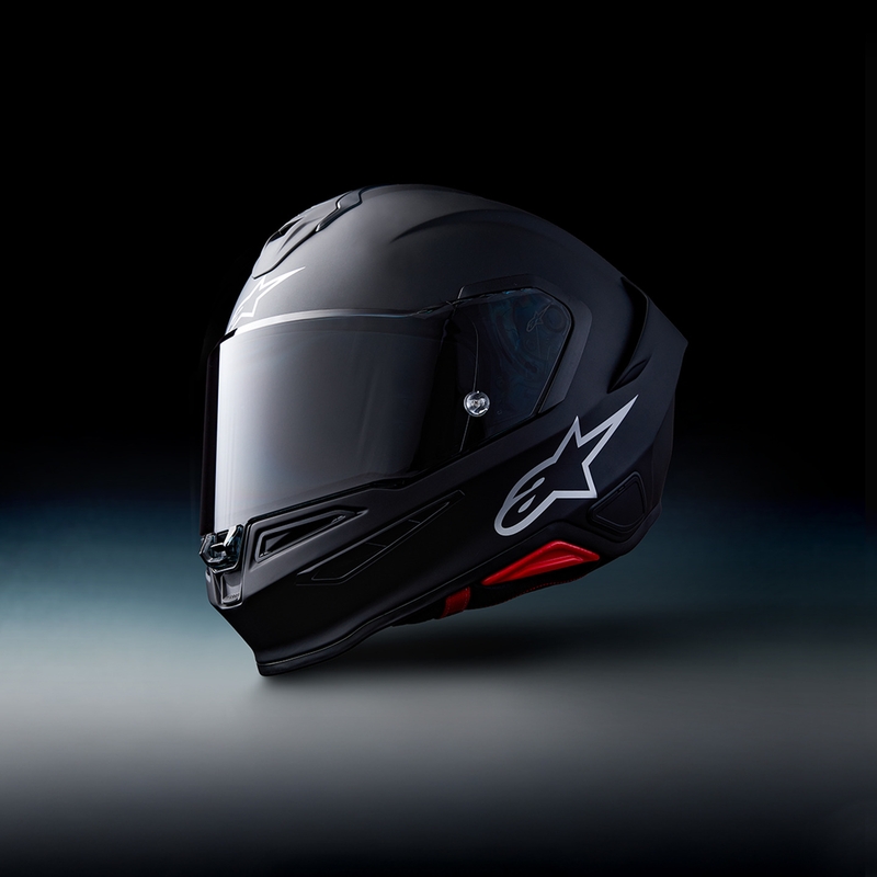 Alpinestars S-R7 Solid fullface motorcykelhjelm, matsort