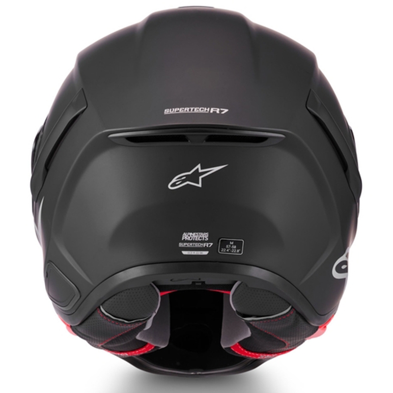 Alpinestars S-R7 Solid fullface motorcykelhjelm, matsort