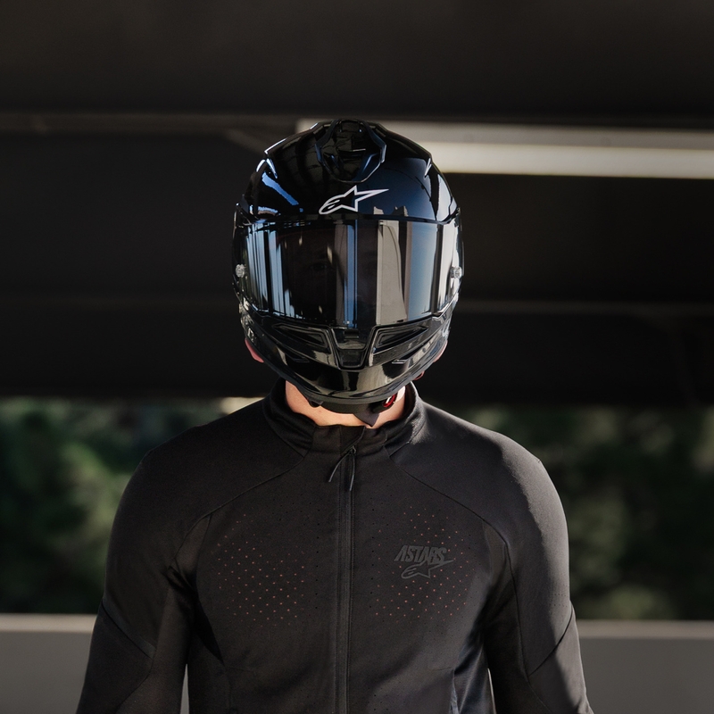 Alpinestars S-R7 Solid fullface motorcykelhjelm, sort
