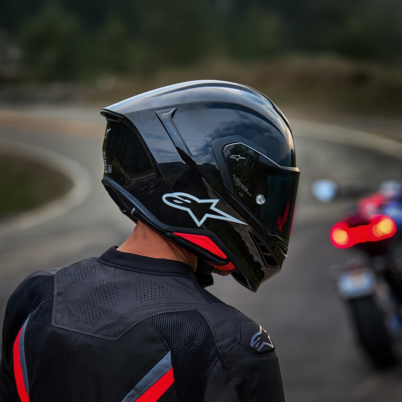 Alpinestars S-R7 Solid fullface motorcykelhjelm, sort