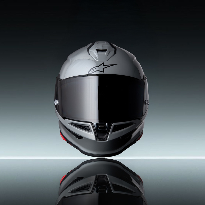 Alpinestars S-R7 Solid fullface motorcykelhjelm grå