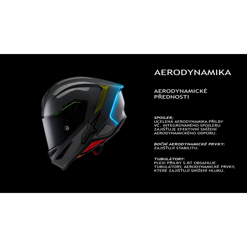 Alpinestars S-R7 Solid fullface motorcykelhjelm hvid