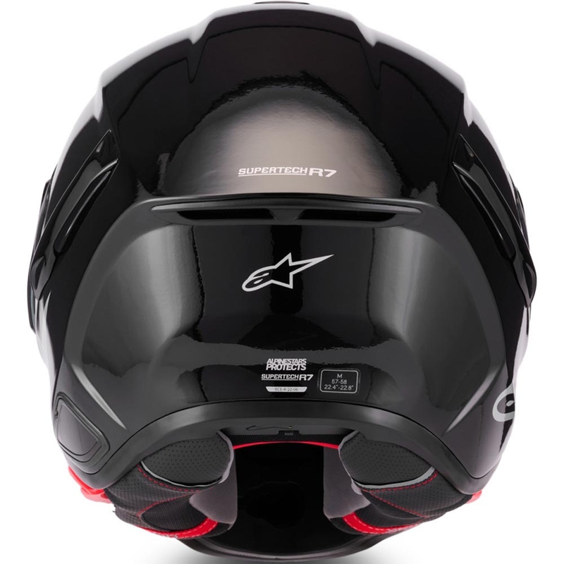 Alpinestars S-R7 Solid fullface motorcykelhjelm, sort