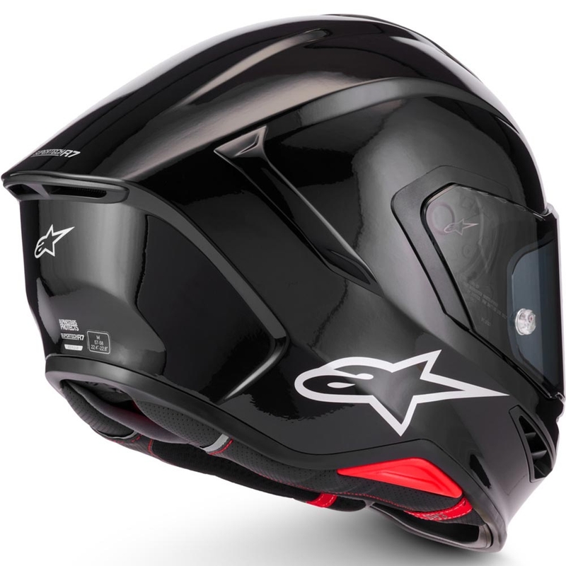Alpinestars S-R7 Solid fullface motorcykelhjelm, sort